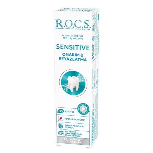 ROCS Sensitive Repair Whitening Diş Macunu 75 ml - ROCS