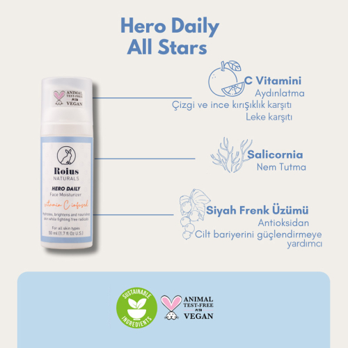 Roius Naturals Hero Daily Face Moisturizer 50 ml - 3