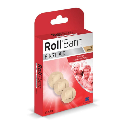 Roll Bant First Aid Yuvarlak Bant 20 Adet - Kurtsan Medikal