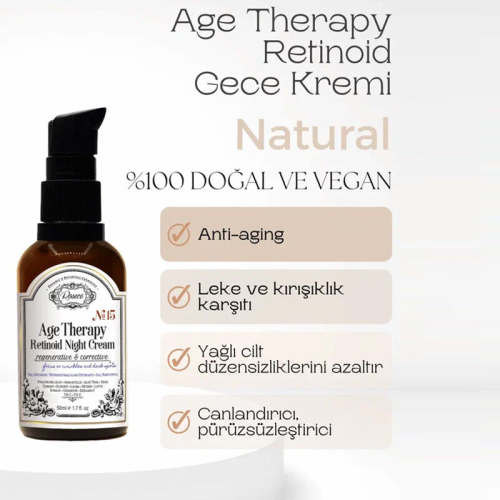 Rosece R15 Age Therapy Retinoid Gece Kremi | Leke Karşıtı 50 ml - 2