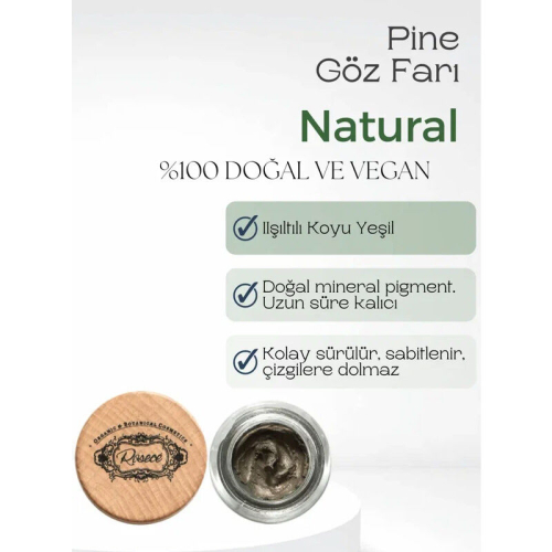 Rosece Radiance Wings Krem Göz Farı 7 gr - B18 - Hafif Işıltılı Koyu Yeşil - 2