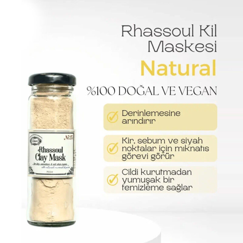Rosece R26 Rhassoul Kil Maskesi | Gözenek Temizleyici 75 gr - 2