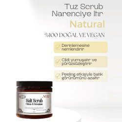 Rosece R32 Tuz Scrub Narenciye Itır - Doğal Spa Peeling Arındırıcı 325 gr - 2