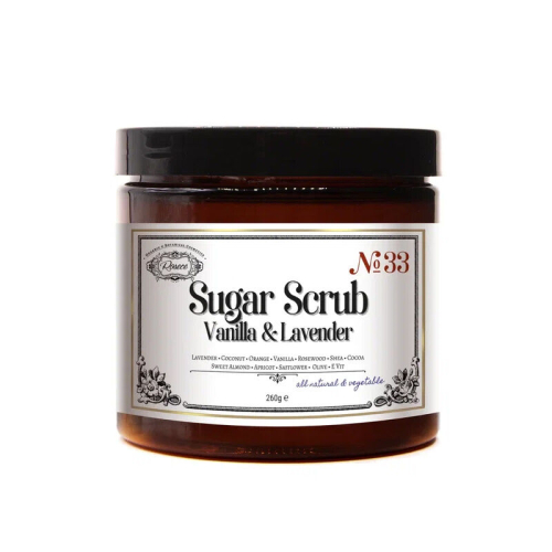 Rosece R33 Şeker Scrub Vanilya Lavanta | Doğal AHA Arındırıcı Peeling 260 gr - Rosece