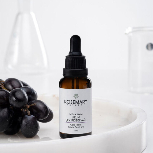 Rosemary Natural Soğuk Sıkım Üzüm Çekirdeği Yağı 30 ml - Rosemary Natural