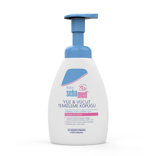 Sebamed Baby Yüz ve Vücut Temizleme Köpüğü 400 ml - Sebamed