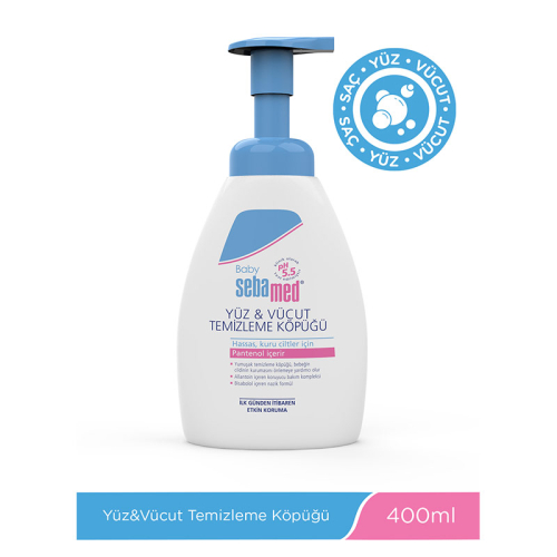 Sebamed Baby Yüz ve Vücut Temizleme Köpüğü 400 ml - 2