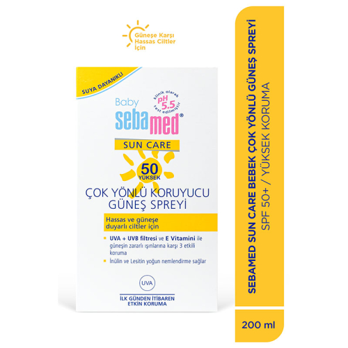Sebamed Bebekler için Çok Yönlü Koruyucu Güneş Spreyi SPF 50 200 ml - 3