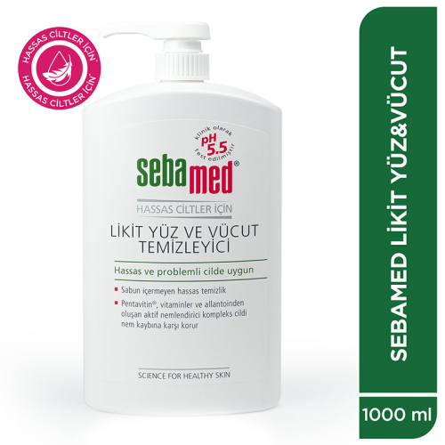 Sebamed Likit Yüz ve Vücut Temizleyici Jel 1000 ml - 2