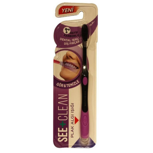 See Clean Plak Algılayıcı Diş Fırçası - Mor - 1