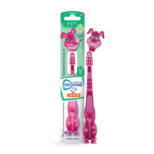 Sensodyne Promine Çocuklar İçin Yumuşak Diş Fırçası -Pembe Tavşan - Sensodyne