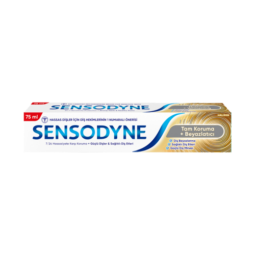 Sensodyne Tam Koruma ve Beyazlatıcı Diş Macunu 75 ml - Sensodyne