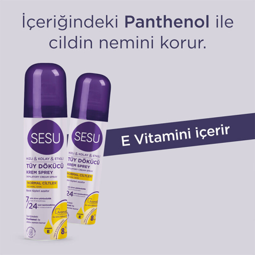 Sesu Tüy Dökücü Krem Sprey 150 ml - Normal Tüyler - 2
