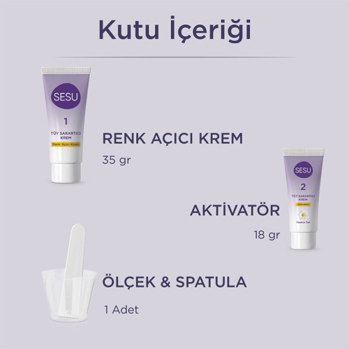 Sesu Tüy Sarartıcı Krem 35gr+18gr - 4