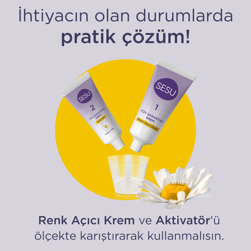 Sesu Tüy Sarartıcı Krem 35gr+18gr - 3