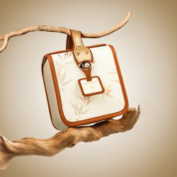 Shayen Paris Golden Leaf Luxe Makyaj Çantası - 3