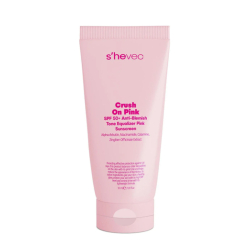 She Vec Crush On Pink - SPF 50+ Leke Karşıtı ve Ton Eşitleyici Pembe Güneş Kremi 50 ml - 1
