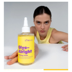 She Vec Glyc-Alright -7 Glycolic Acid + Ginseng + Niacinamide 200 ml - 2