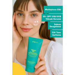 She Vec Matte's SPF50+ Yağlı ve Karma Ciltler için Matlaştırıcı Etkili Güneş Kremi 50 ml - 3