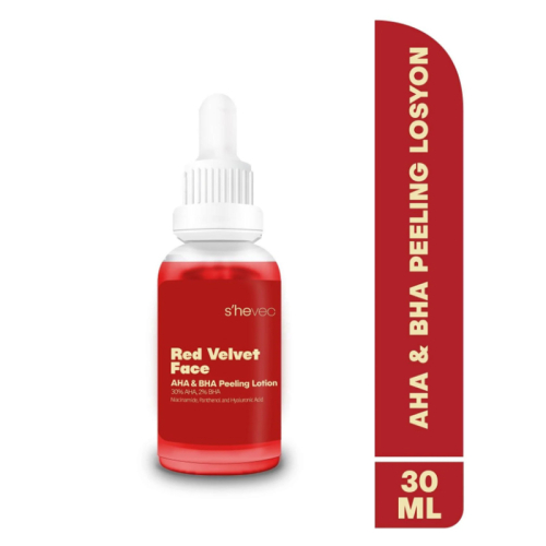 She Vec Red Velvet Face AHA+ BHA Yüz Peelingi 30 ml - 2
