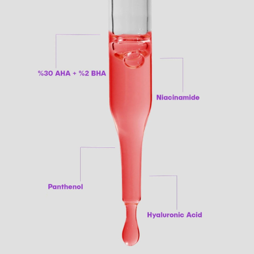 She Vec Red Velvet Face AHA+ BHA Yüz Peelingi 30 ml - 4