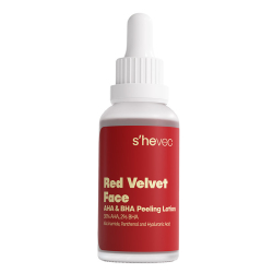 She Vec Red Velvet Face AHA+ BHA Yüz Peelingi 30 ml - 4
