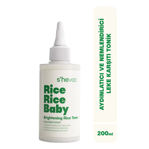 She Vec Rice Rice Baby – Aydınlatıcı Pirinç Tonik 200 ml - 3