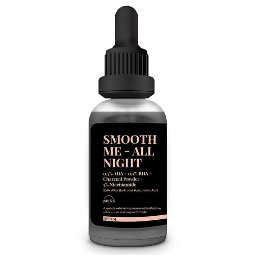 She Vec Smooth Me All Night Aktif Kömür İçerikli Siyah Serum 30 ml - She Vec