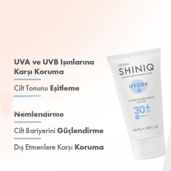 Shiniq Hydra Cilt Tonu Eşitleyici Koyu Renkli BB Krem SPF 30 + 40 ml - Medium - 3