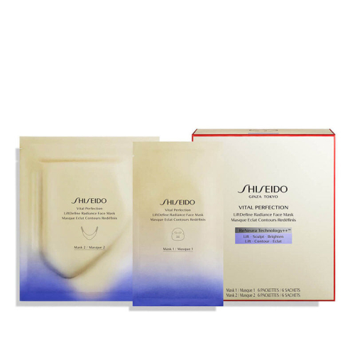 Shiseido Vital Perfection LiftDefine Radiance Face Mask 6 Sheets - Shiseido