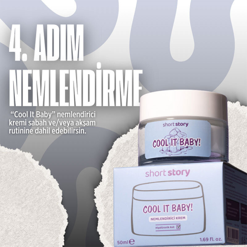 Short Story COOL IT BABY! Nemlendirici Yüz Bakım Kremi 50 ml - 4