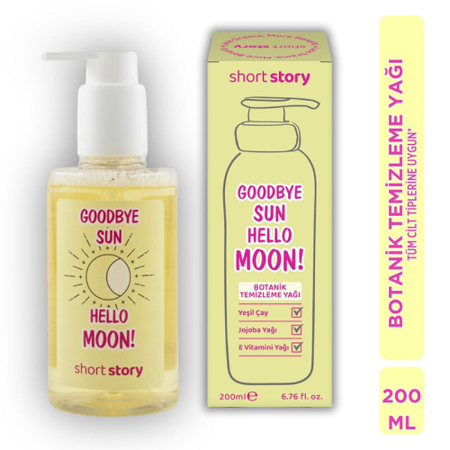 Short Story GOODBYE SUN, HELLO MOON! Yüz Temizleme Yağı 200 ml - 2