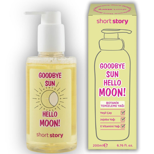 Short Story GOODBYE SUN, HELLO MOON! Yüz Temizleme Yağı 200 ml - Short Story