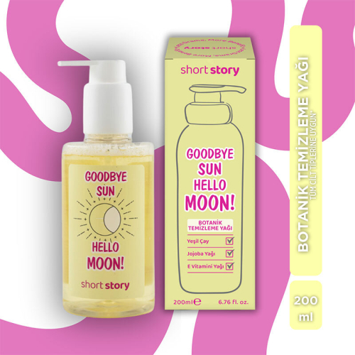 Short Story GOODBYE SUN, HELLO MOON! Yüz Temizleme Yağı 200 ml - 4