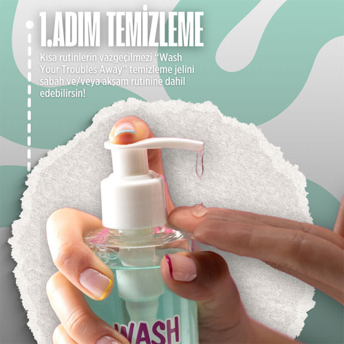 Short Story WASH YOUR TROUBLES AWAY Yüz Temizleme Jeli 200 ml - 4