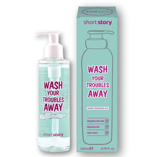 Short Story WASH YOUR TROUBLES AWAY Yüz Temizleme Jeli 200 ml - Short Story