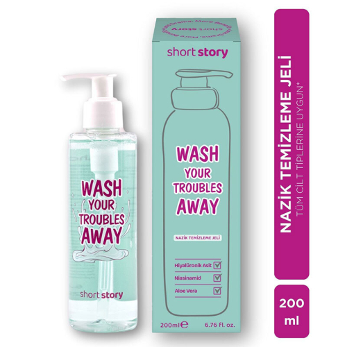Short Story WASH YOUR TROUBLES AWAY Yüz Temizleme Jeli 200 ml - 2