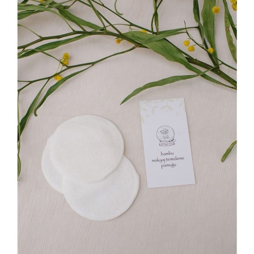 Simya Evi Bambu Makyaj Temizleme Pamuğu - Simya Evi