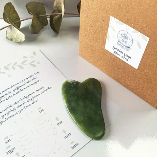 Simya Evi Yeşim Taşı Gua Sha - Simya Evi