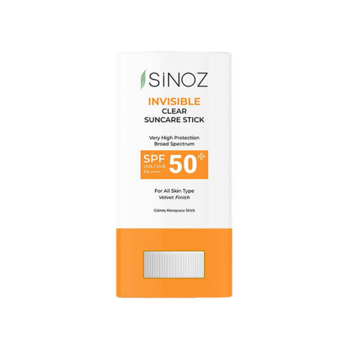 Sinoz SPF50+ Nemlendirici Yüksek Korumalı Şeffaf Stick Güneş Kremi 15 gr - Sinoz