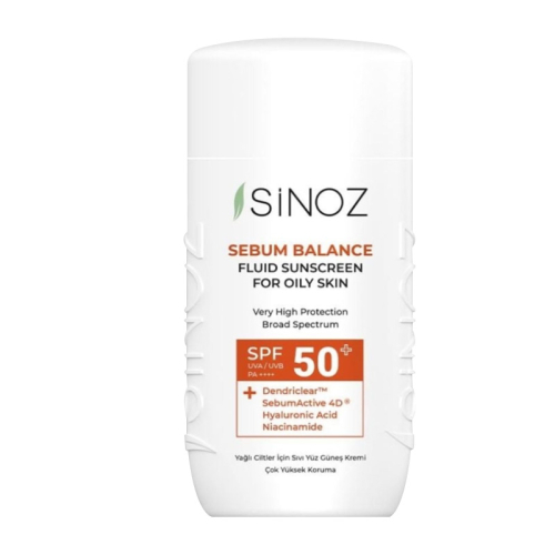 Sinoz Yağlı Ciltlere Özel Aydınlatıcı Güneş Kremi SPF50 50 ml - Sinoz