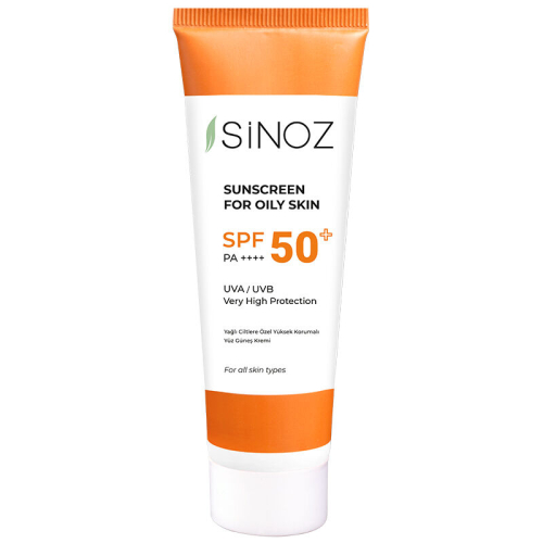 Sinoz Yağlı Ciltlere Özel Aydınlatıcı Güneş Kremi SPF50 50 ml - Sinoz