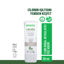 Siveno %100 Doğal Beyazlatıcı Yüz Kremi 30 ml - 2