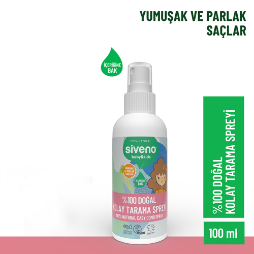 Siveno %100 Doğal Çocuklar İçin Kolay Tarama Spreyi 100 ml - 2