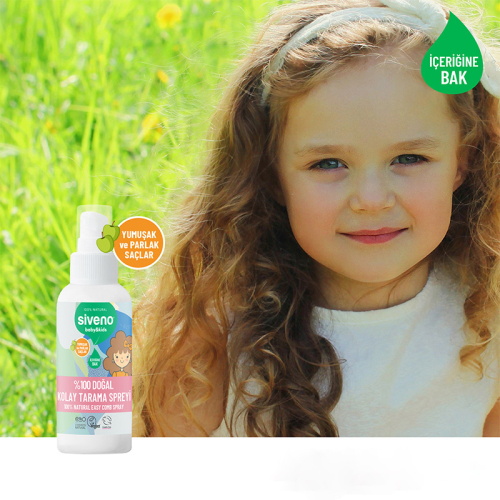 Siveno %100 Doğal Çocuklar İçin Kolay Tarama Spreyi 100 ml - 3