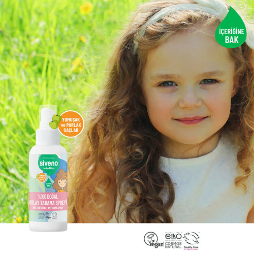 Siveno %100 Doğal Çocuklar İçin Kolay Tarama Spreyi 100 ml - 4