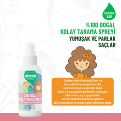 Siveno %100 Doğal Çocuklar İçin Kolay Tarama Spreyi 100 ml - 3