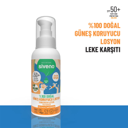 Siveno Tamanu Yağlı Doğal SPF50 Güneş Losyonu 100 ml - 6