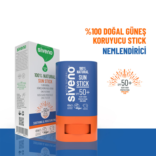 Siveno %100 Doğal Güneş Koruyucu Stick 15 gr - 6