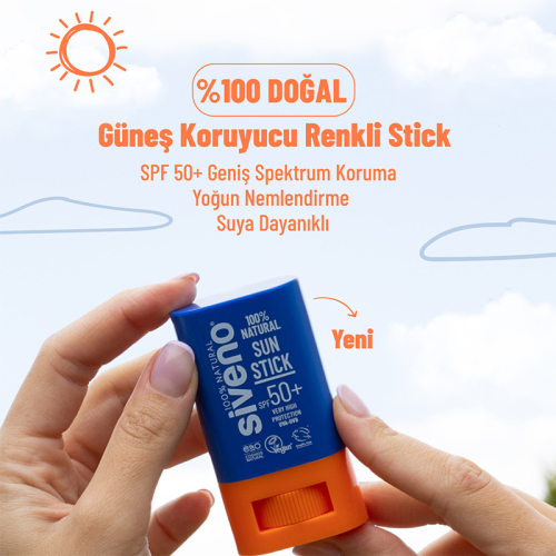 Siveno %100 Doğal Güneş Koruyucu Stick 15 gr - 8